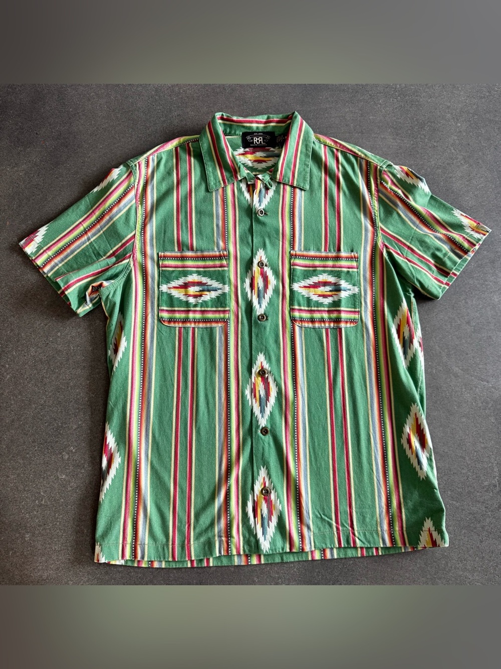 RRL western button down shirt